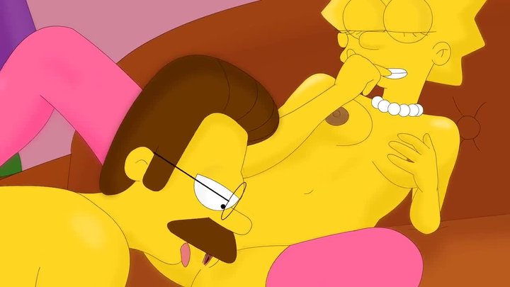 Simpsons Porn Dildo - Lisa Simpson and Ned Flanders hot sex ~ 24xxx.Porn